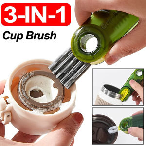 3 In 1 Bottle Gap Cleaner Brush Multifunctional U-Shaped Cup Mouth Brush Feeding Bottle Cleaning Brush Cleaning Tools