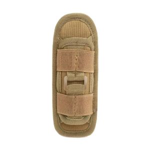 Tactical Flashlight Pouch Belt Torch Bag Durable Hunting Lighting Accessory Survival Kits 360 Degree Holster Rotary Torch Case