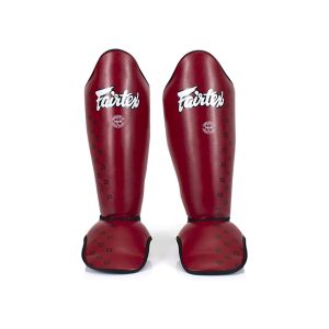 Fairtex Competition Muay Thai Shin Guards SP5 - Red