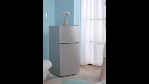 64L Refrigerator 2 Doors Inverter Refrigerator Energy Saving Household Cooling Refrigerators Keep Food Fresh Freezer Mini Frost Fridge for Home Dormitory Office Rental Apartment