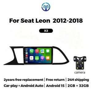 MEKEDE Android 2Din Car Radio Stereo for Seat Leon 2012-2018 CarPlay Autoradio Multimedia Player Navigation WiFi 9inch Head Unit