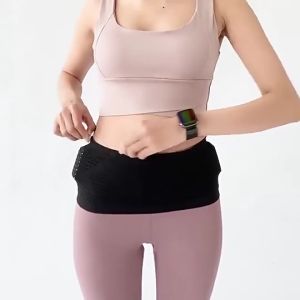 Tas Pinggang Multifungsi Sabuk Lari Olahraga Ultra Ringan Sabuk Mulus Tas Pinggang Silikon Tak Terlihat Rajutan Bernapas Tas Pinggang Olahraga Uang Telepon Tas Pinggang Sabuk Jogging untuk Latihan Olahraga Luar Ruangan / Tas Ikat Pinggang Lari Water Proof