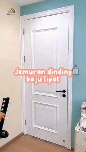 Jemuran Baju Lipat 360° Indoor Outdoor Alumunium Anti Karat Maks 20Kg