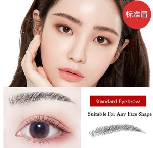 🌈6D Newest Eyebrow Tattoo Sticker Professional Waterproof Eyebrow Transfer Sticker Eyebrow Makeup Tool for Women and Girls