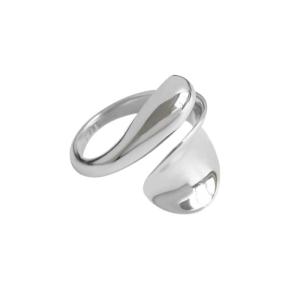 Srrmhyn Smooth Open Ring for Women Simple Student Fashionable Index Finger Ring Korean Style Creative Gift Design Toy