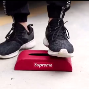 Leather Car Tissue Box Holder for Perodua logo