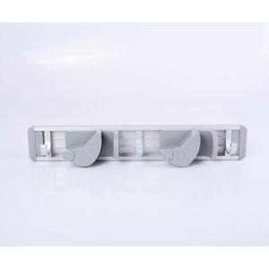 Space Aluminum Broom And Mop Holder Modern Simple Style No Drilling Required Multi-Functional Cleaning Tool Organizer