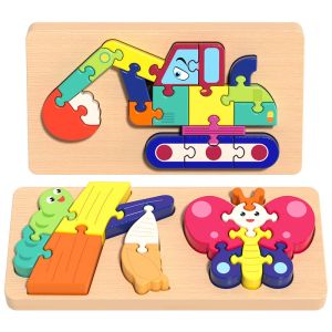 XIAOWANDOU | Large Particle Early Education Puzzle Toys