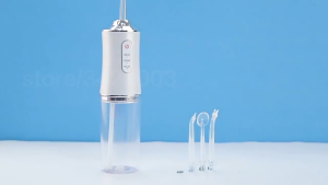 Electric Dental Rinser Water Flosser Portable Dental Irrigator Panglinis ng Ngipin at Braces - 3 Cleaning Modes & Long Battery Life