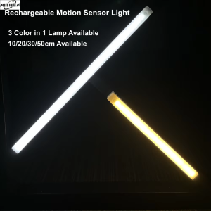 AITHEA Wireless LED Night Light Motion Sensor Light Closet Night Lamp For Kitchen Detector Light Cabinet Staircase Backlight