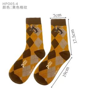 Collaboration Edition Harry Potter Middle Tube Socks College Style Cosplay Crew Socks Anti-Bacterial Polyester Fabric