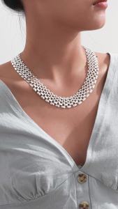 SHIXIN Exaggerated Chunky Chain Necklace for Women Big Short Choker Necklaces Neck 2022 Fashion Collar Jewelry