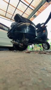 KNALPOT VESPA BUANG KANAN TYPE ERVI GALVANIS