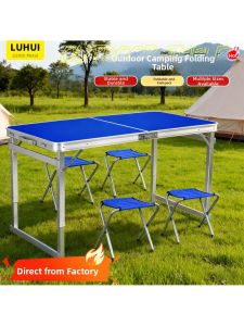 Outdoor Adjustable Camping Table and Chair Set
