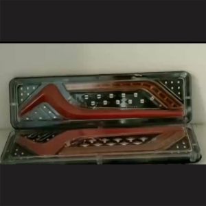 LAMPU STOP LAMP VARIASI STOPLAMP MODEL MERAH LENGKUNG 30 CM 12 VOLT