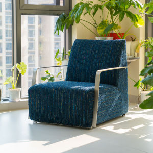 PURPLE LEAF | Purple Fleece Sofa Chair