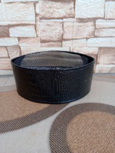 Peci Kulit / Songkok Kulit / Kopiah Kulit Motif Corak /  peci / songkok pria dewasa