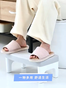 Toilet Stool Household Thickened Anti-slip Toilet Squatting Pit Handy Tool Children Adult Foot Mat S