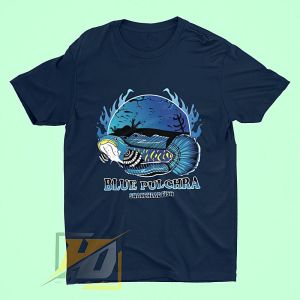 BAJU KAOS CHANNA ANAK LAKI-LAKI USIA 1-12 TAHUN IKAN CHANNA BLUE PULCHRA KAOS KIDS BAHAN PREMIUM TERBARU MURAH