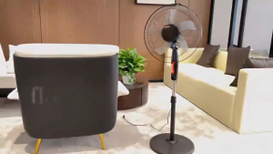OOKAS Electric Fan Wall Fan 16 Inch Stand Fan Portable air circulator fan 5-blade floor fan 3-speed super large wind power energy saving easy to install and disassembl vertical fan Powerful motor
