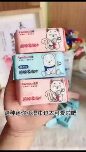 Cute Mini Wet Tissue（RANDOM) 可爱迷你湿巾(随机发）