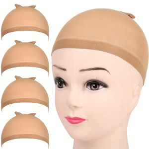 Wig Cap 4PCS Nylon Wig Caps  Wig Caps for Women Stocking Wig Caps for Halloween Cosplay for Women Men Kids Daily Use