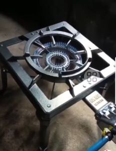 Kompor 401 auto KT - kompor gas 1 tungku bodi cor SUN RISE tipe 401 auto KT SNI + kerdus