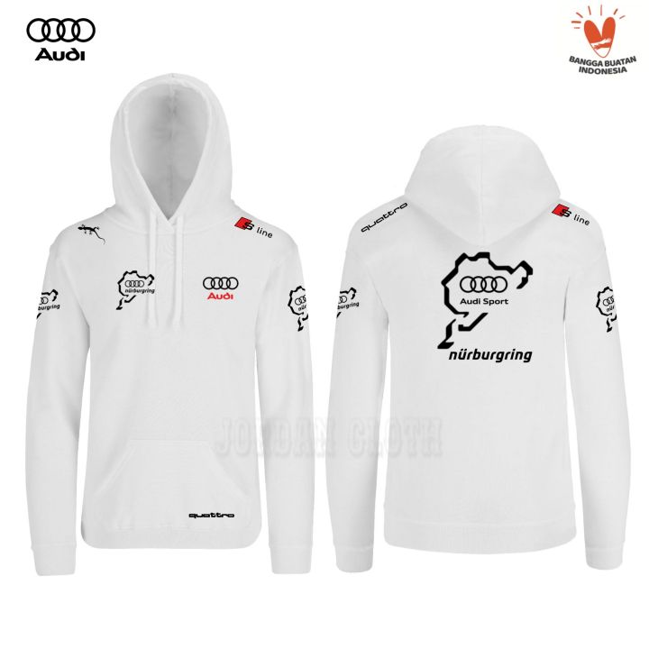 Jacket Audi Sport Pullover Zipper Hoodie Jacket Audi Sport RS S