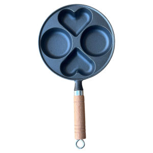 XIWUSHOUJIANG | Non-stick Heart-shaped Egg Cooking Multi-function Deep Pan 4 Wells
