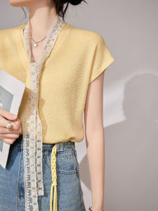 French Elegant Loose Casual Versatile Lace Shawl Design Knitted Open Cardigan Summer Top Womens Fashion plus Size Inner Wear