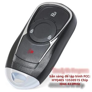 Chìa Khóa Điều Khiển Từ Xa Thông Minh Cho Buick Encore 2020-2023 Encore GX 3 Nút 433MHZ ID46 Chip ABS + Kim Loại Keyecu Thay Thế Chìa Khóa Xe