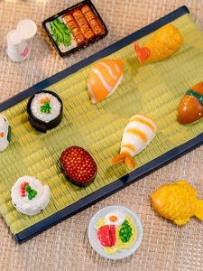 15 Models Japanese Style Cute Resin Imitation Foods Model Landscaping Small Ornaments Creative Handmade Micro Landscape Desktop Food