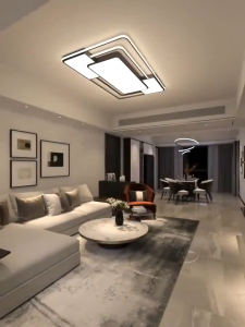 Cilicic 500W LED ceiling light Nordic style Remote Control 3 Color Simple Modern Ceiling Light Bedroom Light/Living Room Light Ceiling Lamp