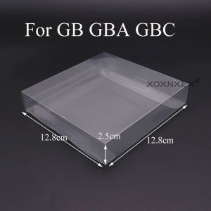 10pcs Transparent Clear Cartridge Protective Case Cover For GB GBA GBC SNES N64 NES NGPC Protector Box For Game Boy Boxed Game