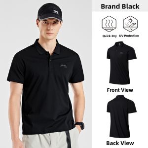 Jeep | Jeep Mens Quick Dry Breathable Outdoor Polo Shirt Short Sleeve T-Shirt Ultra Light Sweat Absorbent Mesh Design Summer Wear