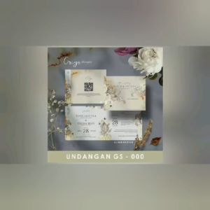 UNDANGAN PERNIKAHAN [ISI 100 Lembar] UNDANGAN PERNIKAHAN GREEN LEAVES ELEGAN UNIK LUCU