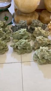 [HCM]Tỳ hưu tì hưu đá tự nhiên nguyên khối chế tác thủ công dài 20cm nặng 4 kg