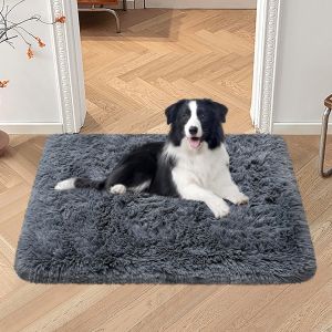 VIKAMA Silk And Wool Carpets Are Soft And Do Not Shed Easily. Pet Supplies Are Comfortable With Long Plush Dog And Cat Bed Mats
