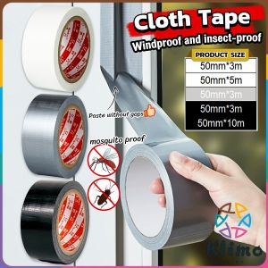 KLIMO Cloth Duct Tape Strong Super Waterproof Windproof Roll Repair Tape Wide 50mm
