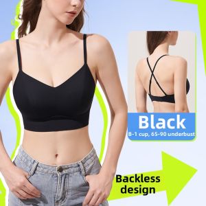 NAITANGPAI | Large Chest Suitable Aesthetic Back Wireless Soft Support Bras Vest
