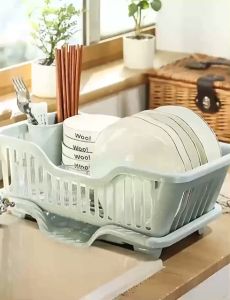 Khay Nhựa Úp Chén Bát Ráo Nước Tiện Lợi