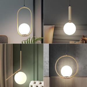 MEISITEKEKE | Modern Nordic Gold Single Head Pendant Light