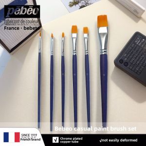 Pebeo Professional Nylon Watercolor Painting Brushes Set for Ceramic Painting Art Drawing Beginners Hand Drawing Tools