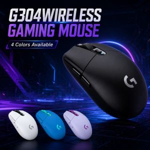 Logitech | Logitech G304 Wireless Mouse for Student Gamer 12000 DPI LIGHTSPEED Hero Sensor Lightweight Durable PC Laptop School Gift