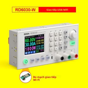 Mô-đun Nguồn Điện Điều Chỉnh Hạ Áp DC 60V 30A RD6030W Bộ Chuyển Đổi Buck Có Thể Điều Chỉnh Dùng Sạc Pin