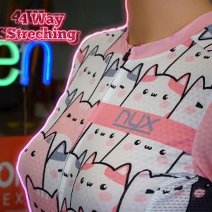 เสื้อจักรยานผู้หญิง รุ่น PINK CAT
