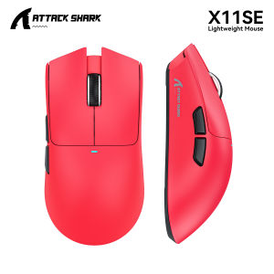 ATTACK SHARK | ATTACK SHARK X11se Ultra Lightweight Gaming Mouse 63g 2.4G Bluetooth Wireless Have PAW3311 22000DPI Magnetic Charging Laptop PC