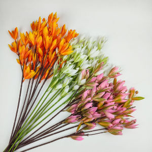 Sedap Malam Plastik - Bunga Delphinium Spring Plastic Rangkaian Kembang Ranting Flowers Tuberose Cabang 3 untuk Hiasan Cafe Rumah Buket Ruang Tamu dan Dekorasi Pernikahan Murah Import Berkualitas Artificial Premium