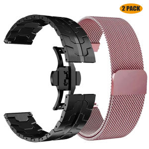 22mm Magnetic Metal Strap For Watch GT5 GT5 pro GT4 GT3 GT2 46MM Bracelet Stainless Band For Xiaomi S1 Active S2 S3 S4 Wristband
