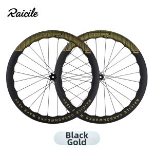 Raicile | Straight Pull Carbon Fiber Wheelset 700C 50mm Rim
